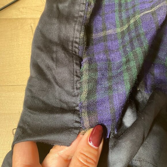 DIESEL Bnwt Sz Xs Womens Plaid Corset Tank Distressed Hem - Picture 11 of 12